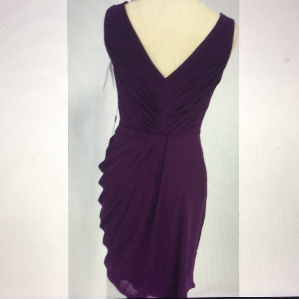 Size 12 plum bridesmaid dress